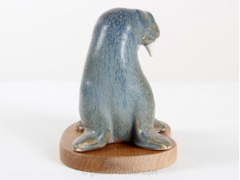 Scandinavian ceramics. Walrus by Gunnar Nylund