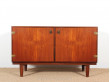 Buffet et secrétaire scandinave double corps en teck