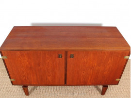 Buffet et secrétaire scandinave double corps en teck