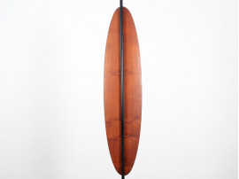 Lampadaire Surfboard en teck