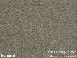 Upholstery fabric per meter, Kvadrat Divina Melange 2, 24 colours