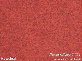 Upholstery fabric per meter, Kvadrat Divina Melange 2, 24 colours