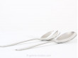 Polished steel salad servers, model Grand Prix