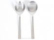 Matt steel salad servers, model Grand Prix