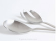 Matt steel salad servers, model Grand Prix