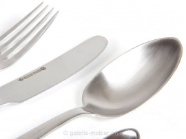 Grand Prix cutlery in matt steel. New edition