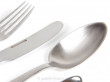 Grand Prix cutlery in matt steel. New edition