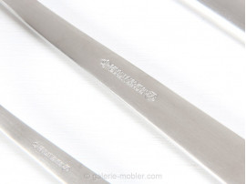 Grand Prix cutlery in matt steel. New edition