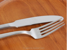 Grand Prix cutlery in matt steel. New edition