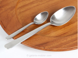 Grand Prix cutlery in matt steel. New edition