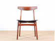 Set of 6 scandinavian chairs in Rio rosewood