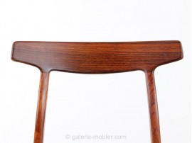 Set of 6 scandinavian chairs in Rio rosewood