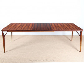 Scandinavian dining table in Rio rosewood 8/12 seats.