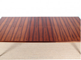 Scandinavian dining table in Rio rosewood 8/12 seats.