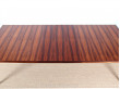 Scandinavian dining table in Rio rosewood 8/12 seats.