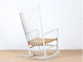 Scandinavian Rocking chair J16 by Hans J. Wegner