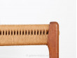 Set of 4 dining chairs in teak and oak, CH 23