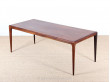 Table basse scandinave en palissandre de Rio 