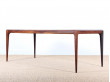 Table basse scandinave en palissandre de Rio 