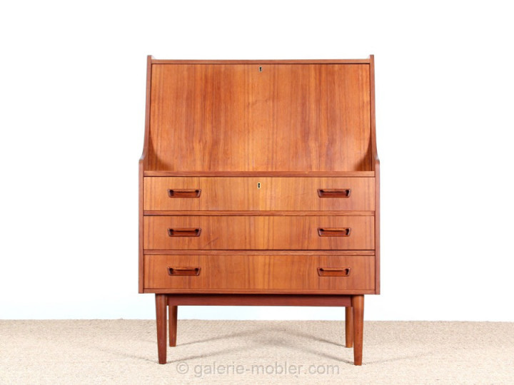 Scandinavian teak secretary