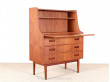 Scandinavian teak secretary