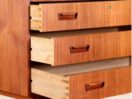 Scandinavian teak secretary