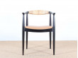 Scandinavian desk chair, vintage copy of The chair by Hans Wegner