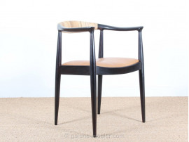 Scandinavian desk chair, vintage copy of The chair by Hans Wegner