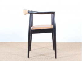 Scandinavian desk chair, vintage copy of The chair by Hans Wegner