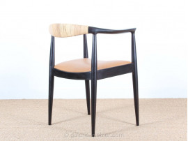 Scandinavian desk chair, vintage copy of The chair by Hans Wegner