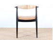 Scandinavian desk chair, vintage copy of The chair by Hans Wegner