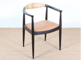 Scandinavian desk chair, vintage copy of The chair by Hans Wegner