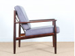 Pair of rosewood armchairs