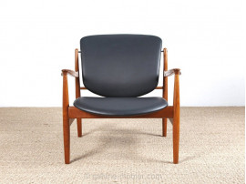 Fauteuil scandinave en teck modèle 136 