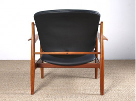 Scandinavian teak armchair model 136, designed by Finn Juhl