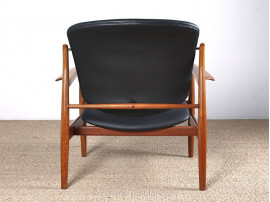 Fauteuil scandinave en teck modèle 136 