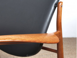 Scandinavian teak armchair model 136, designed by Finn Juhl