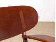 Scandinavian oak armchair CH-22, designed by Hans J. Wegner 