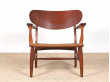 Scandinavian oak armchair CH-22, designed by Hans J. Wegner 