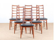 6 chairs in teak