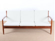 banquette scandinave en teak 