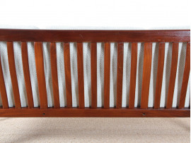 banquette scandinave en teak 