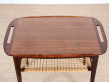 Scandinavian occasional table in Rio rosewood, designed by Johannes Andersen