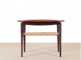 Table d'appoint scandinave en palissandre de Rio