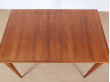 Scandinavian extendable dining table in teak 4/8 seats