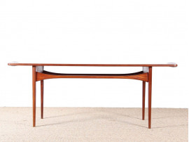 Scandinavian occasional table in teak