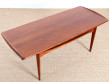 Scandinavian occasional table in teak