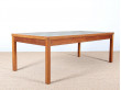 Occasional table in teak and ceramic tiles designed by Gorm Lindum Christensen