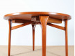 table de repas scandinave ronde en teck Henning Kjaernulf