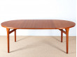 Scandinavian dining table in teak (4/8 seats) designed by Henning Kjaernulf 